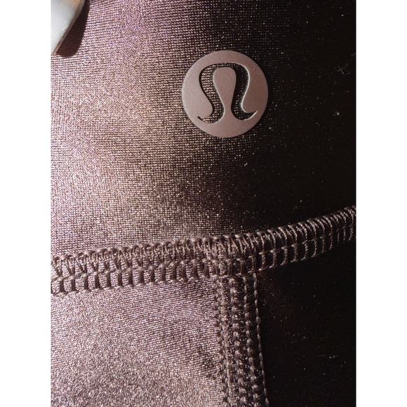 NWT Lululemon Satin Shine High Rise Tight 25" Size 2 Espresso ESPRESSO - Picture 3 of 3
